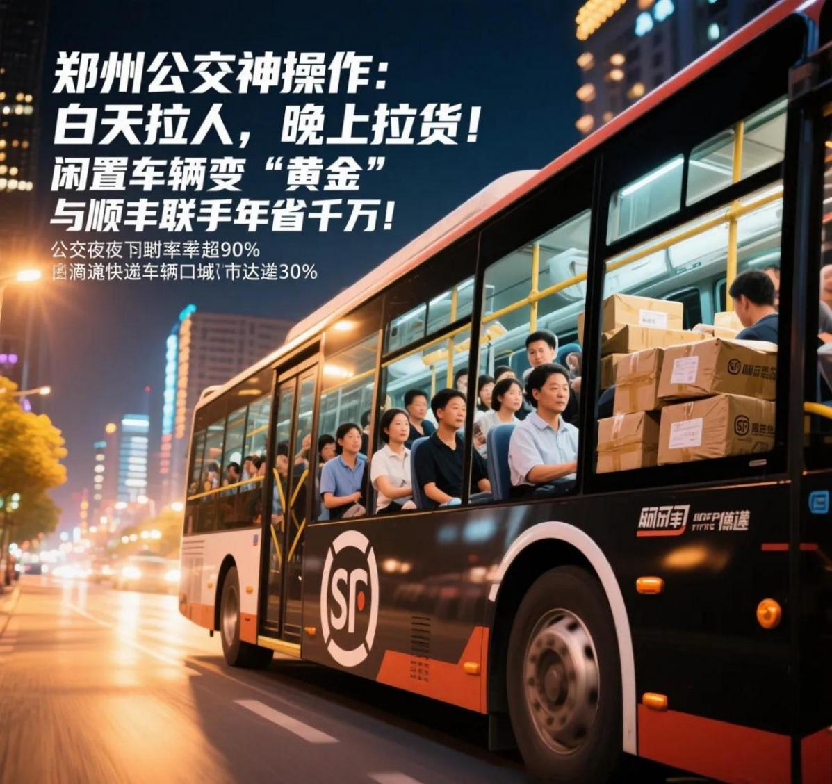 城市公交自救:白天拉客 晚上拉貨